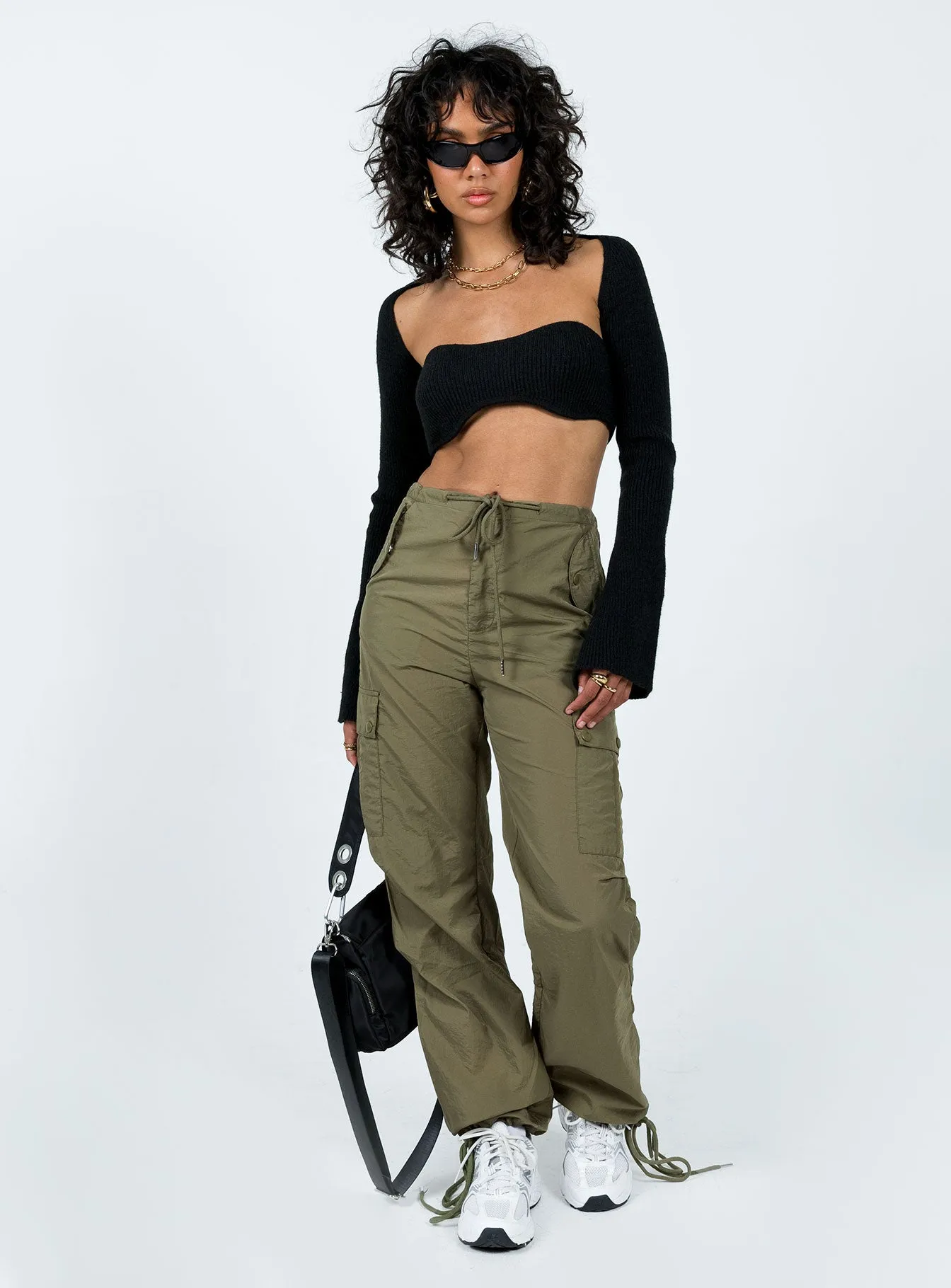 Air Circulation Stretchable Poplar Cargo Utility Pants Khaki