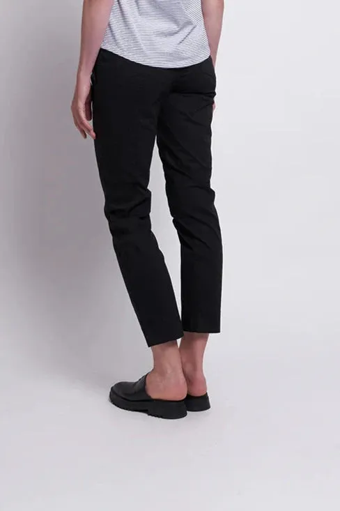 AntiClingFabric FOIL FULL MONTY TRAPEZE PANT - BLACK - 4312BLK