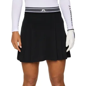 Water Repellent Finish J.Lindeberg Women's Harlow Golf Skirt - Black