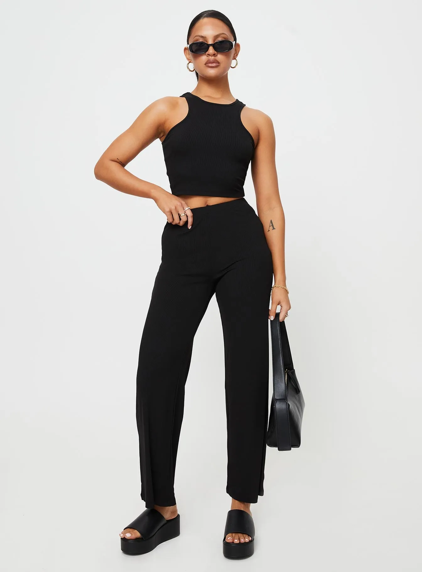 Marnie Set Black Cool Touch Soft Performance