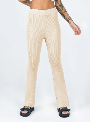 Olessia Pants Cream Low Profile Fasteners Quick Wear