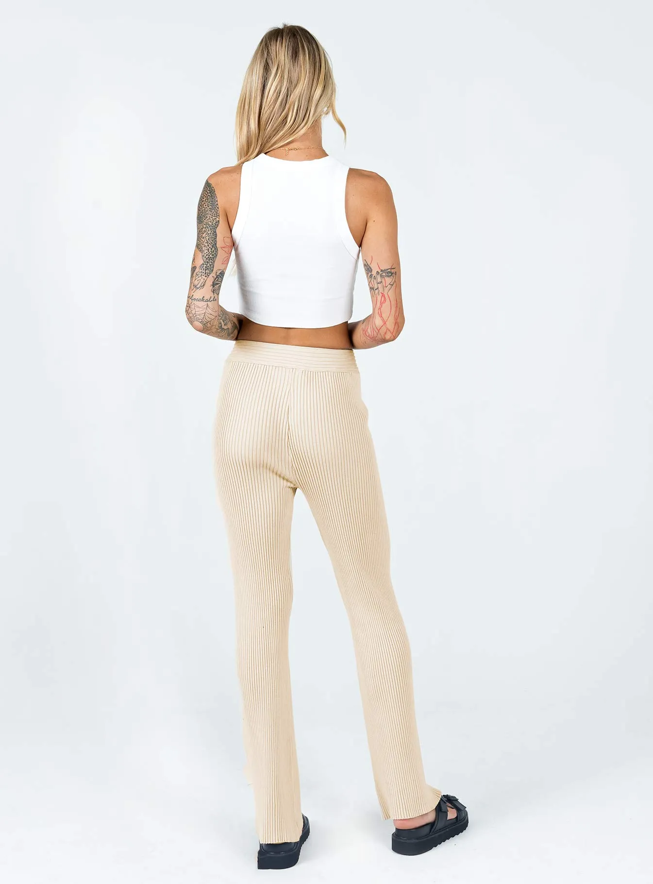 Olessia Pants Cream Ultimate Wear Sporty Cut