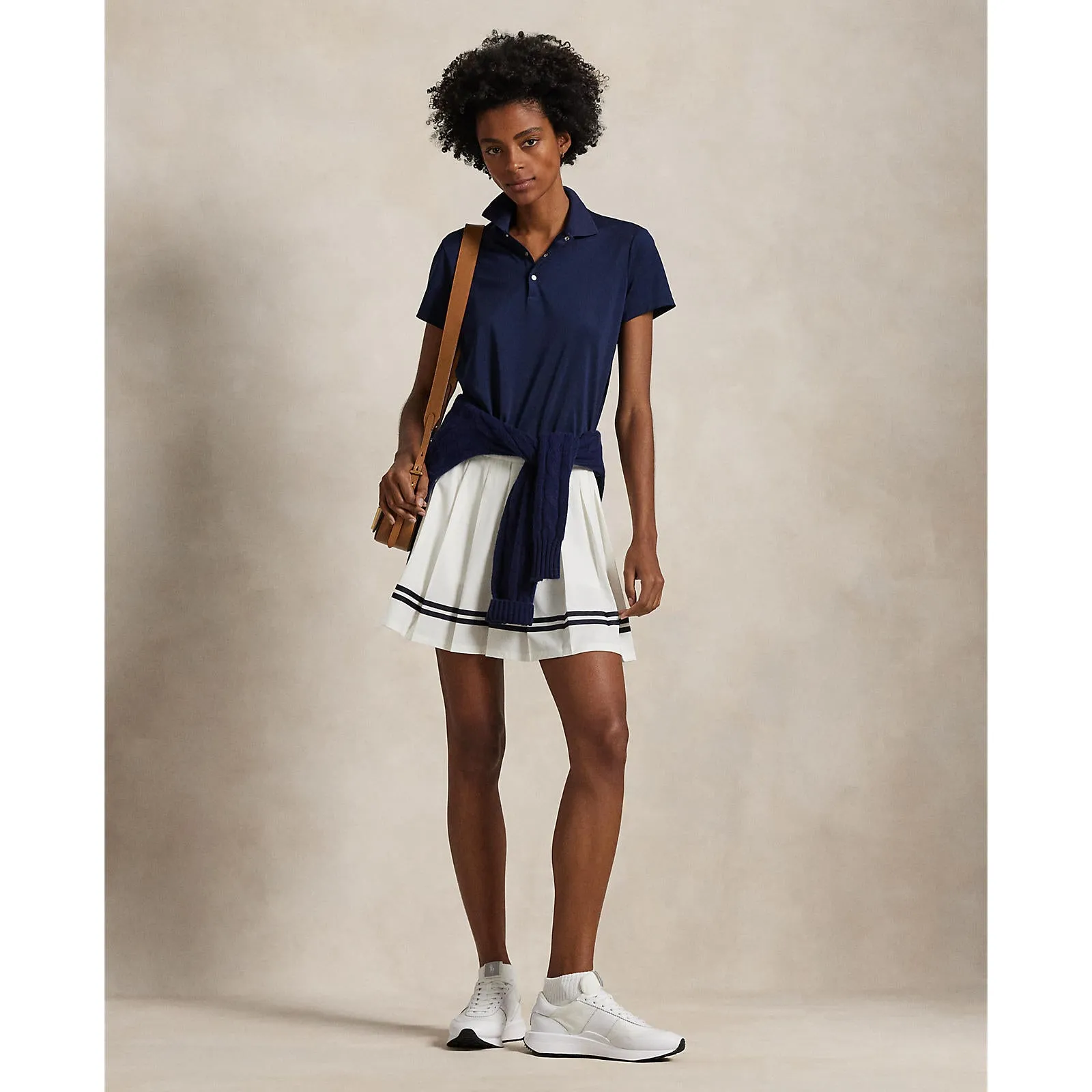 RLX Ralph Lauren Women's Tour Performance Golf Shirt?- Navy Opaque Tone