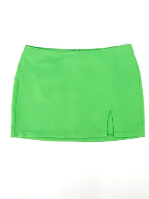 Women's Mini Skirt,Green Modern Luxe All Season