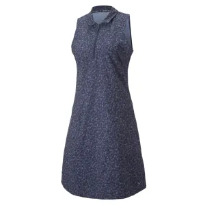 Tailored Style Minimal Mood New Puma Navy Fancy Plants Sleeveless Golf Dress Size S. MSP$90