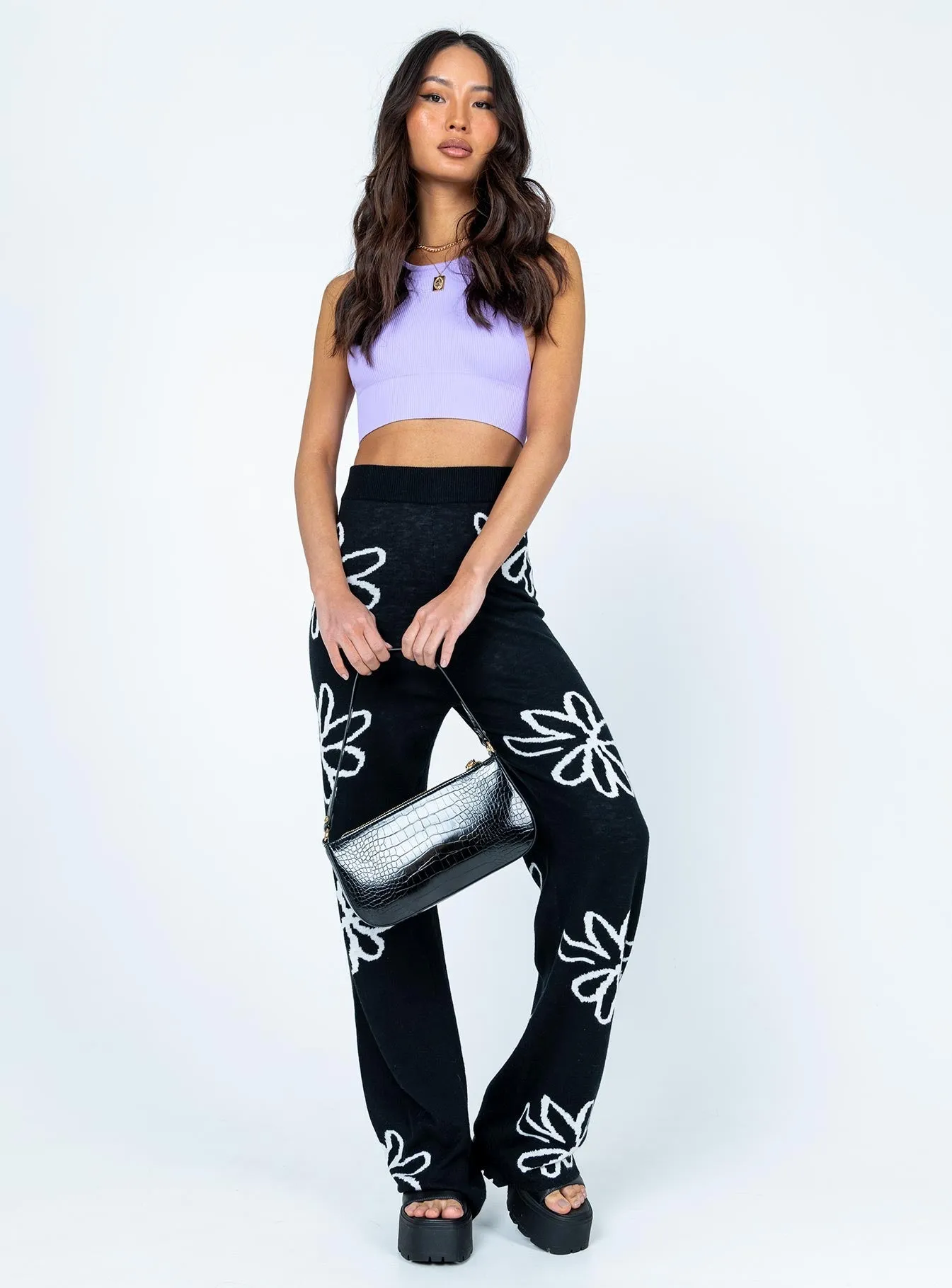 Anti Chafe Lining Flattering Shape Warren Pants Black