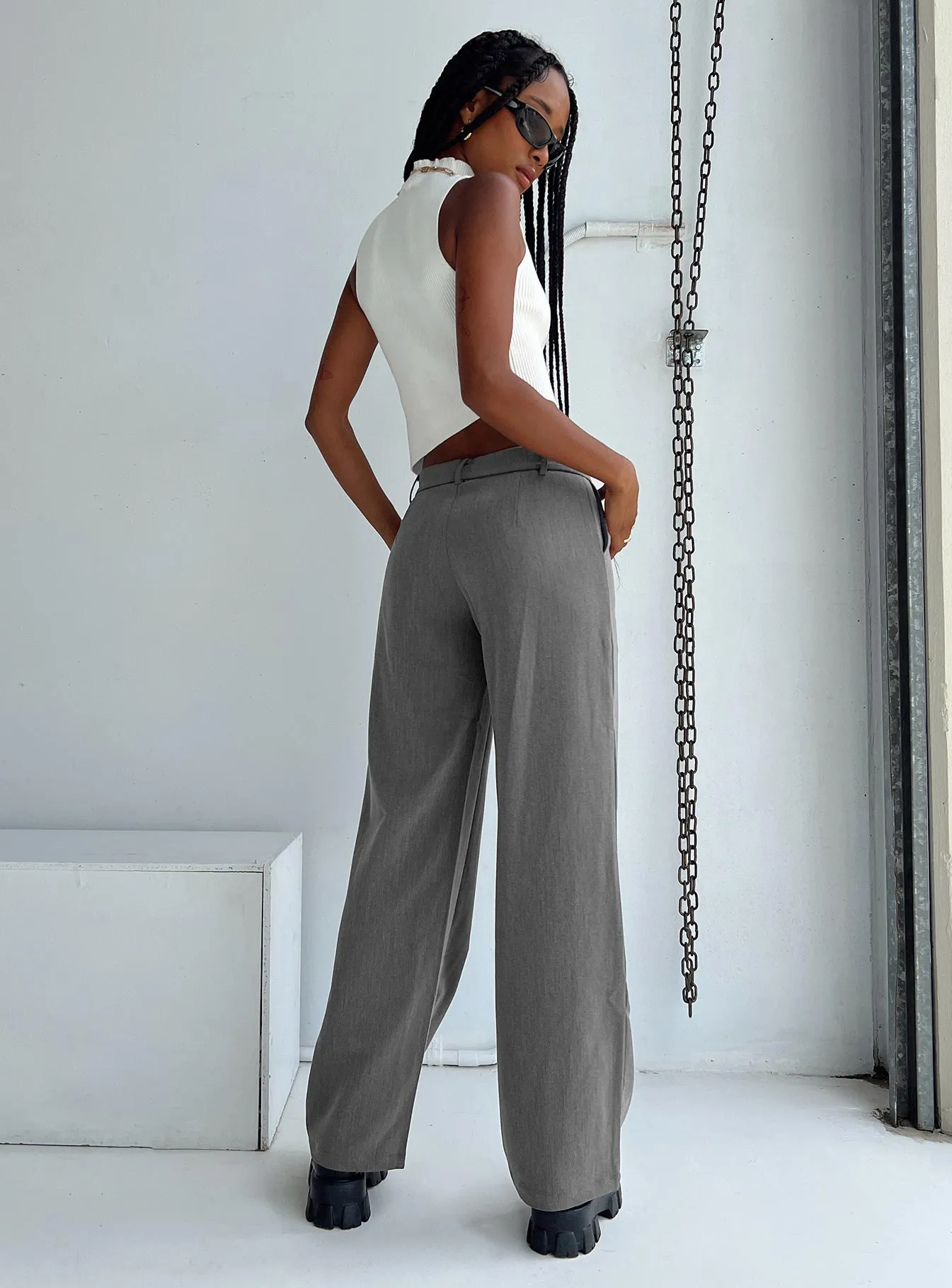 Motel Jabba Trouser Charcoal Active Layer Non Binding Waist