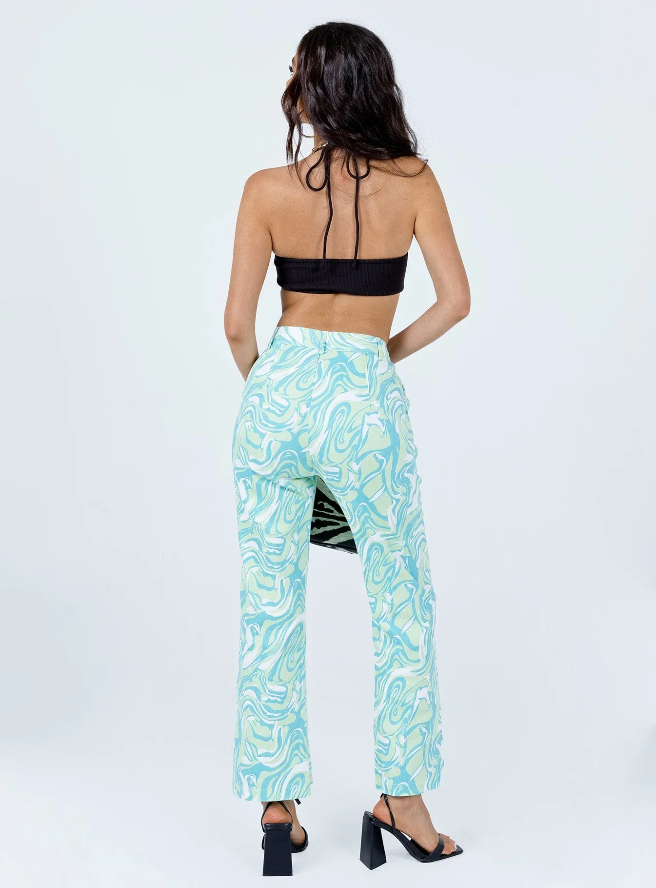 Zaid Pants Green Everyday Ease