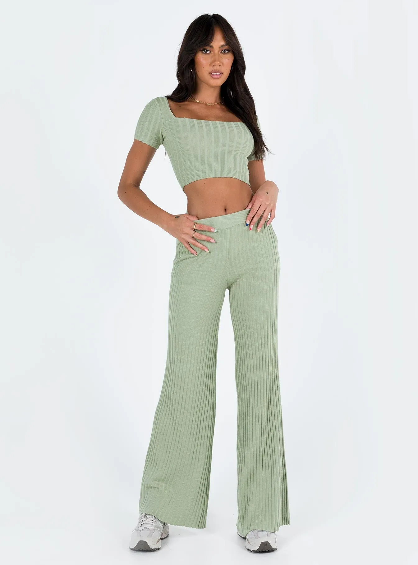 Katie Set Sage Rest Easy Secure Waistband