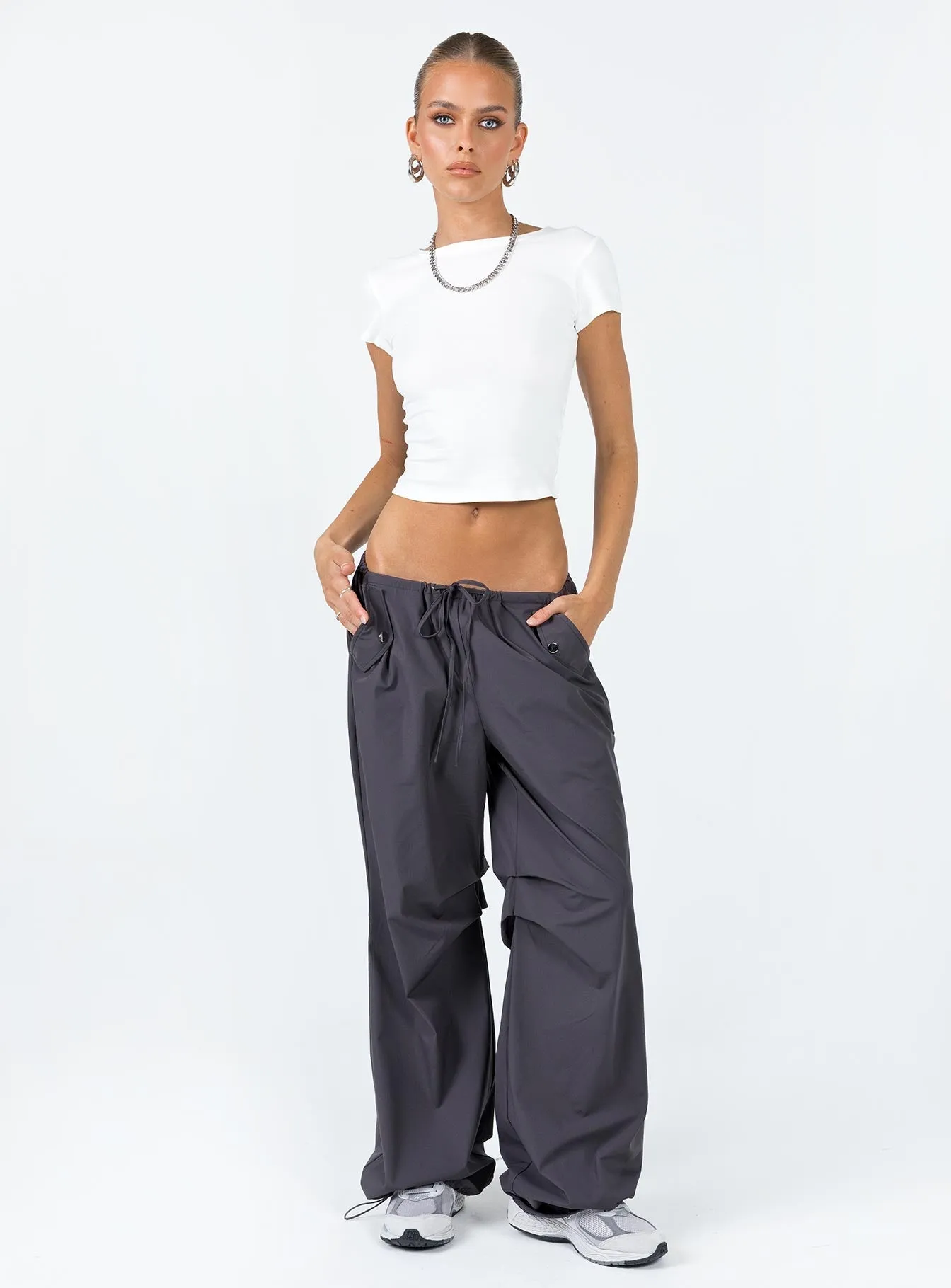 Snow Parachute Pants Slate Cool Touch Outdoor Essentials