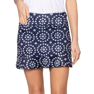 Neutrals Only Street Style Golftini Women's Pull On 17.5" Golf Skort - Hidden Treasure