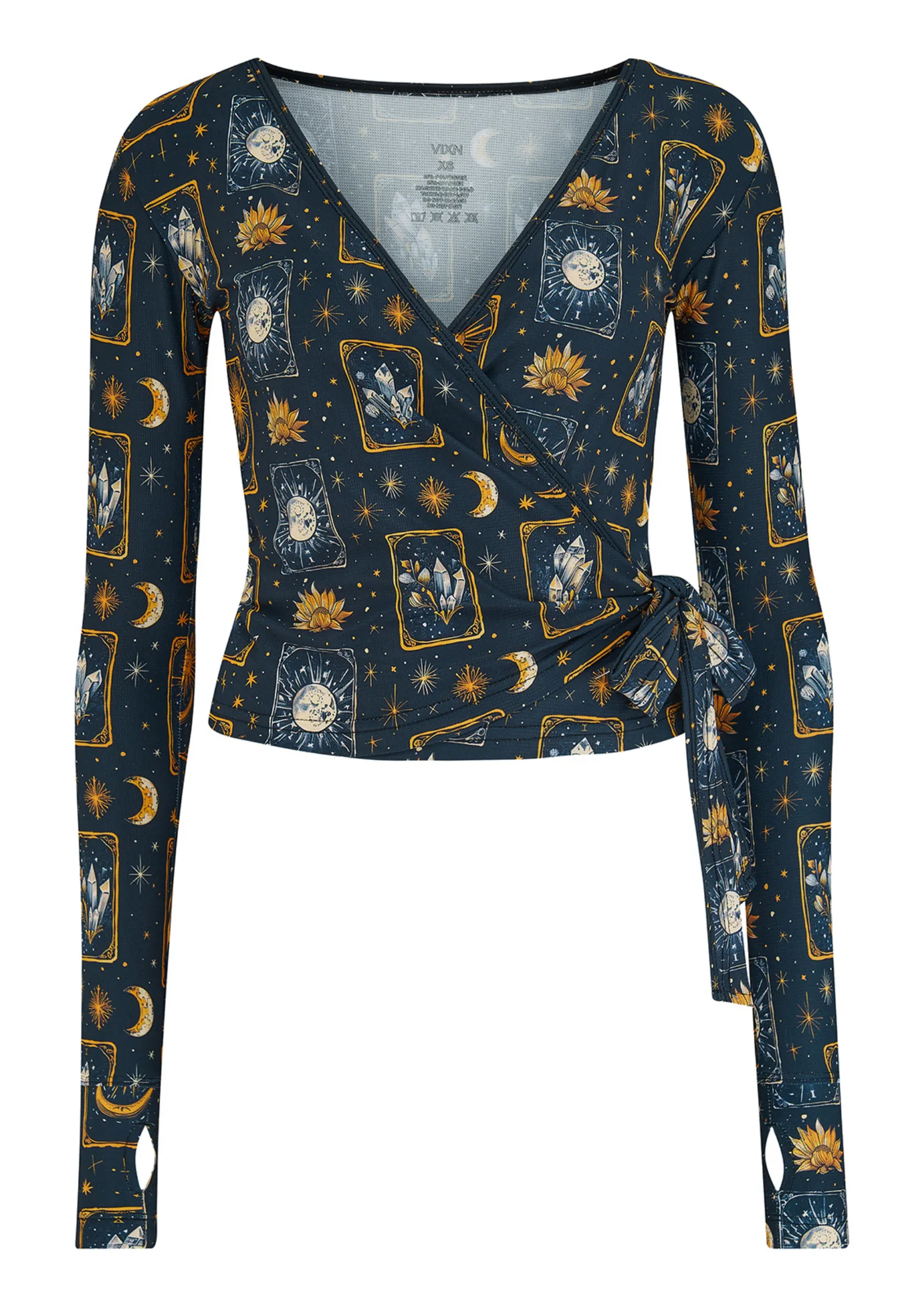 Celestial Tarot Mesh Wrap Top MultiPocket System Glow Up