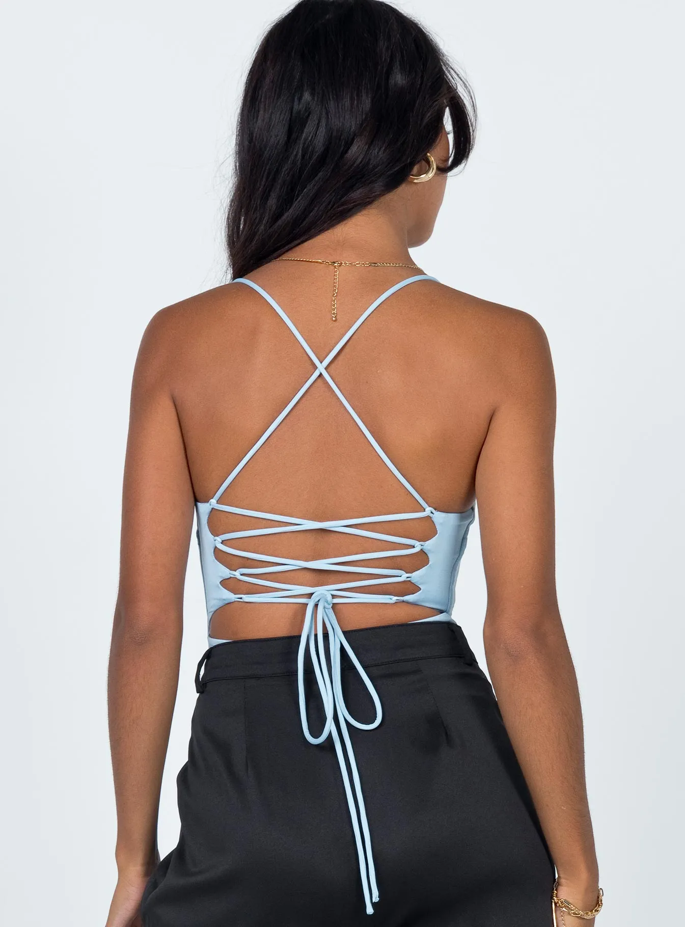 runway bodysuit Karlah Bodysuit Blue