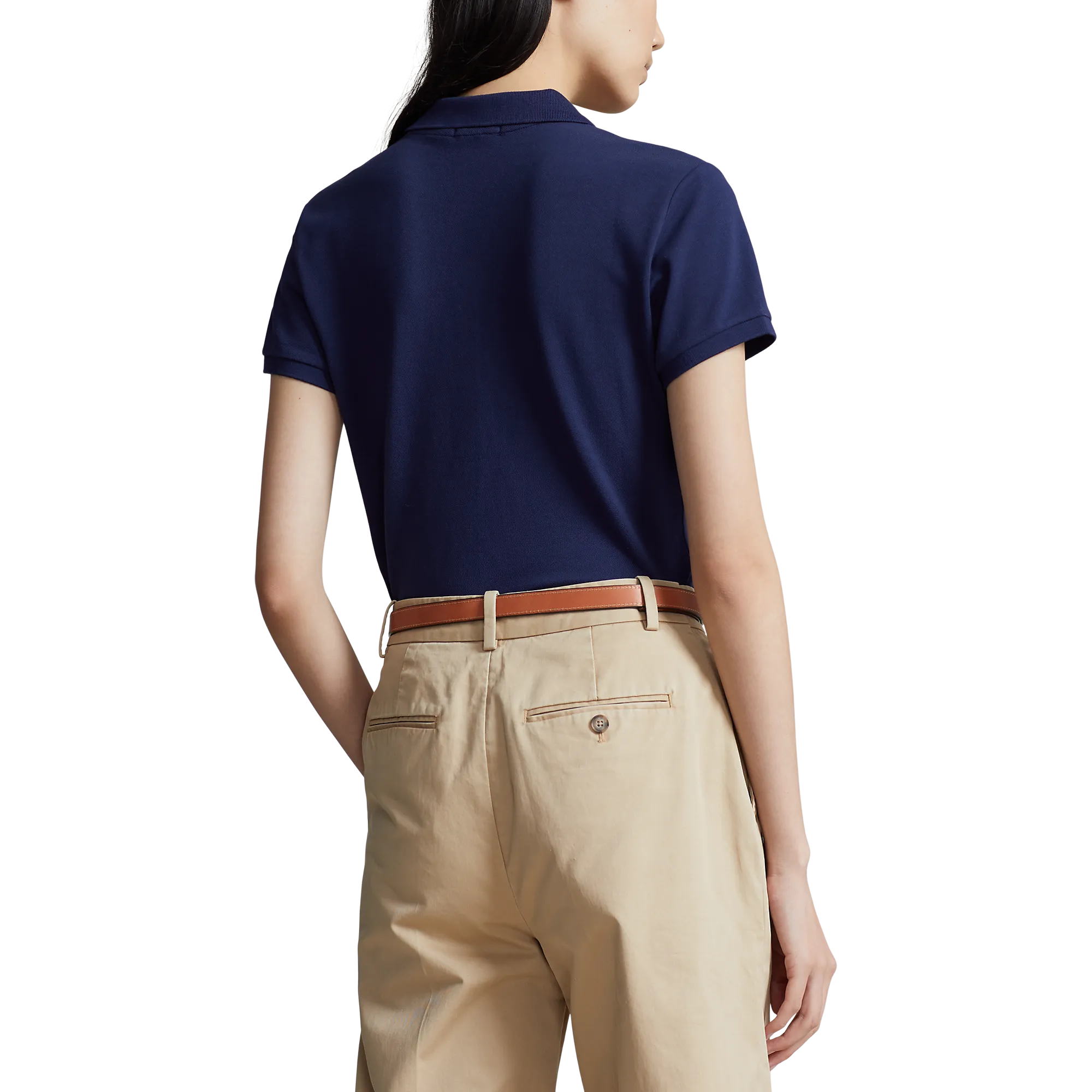 Fashion Footwear Polo Performance Ralph Lauren Women's Cotton Tailored Fit Polo Shirt - French Navy