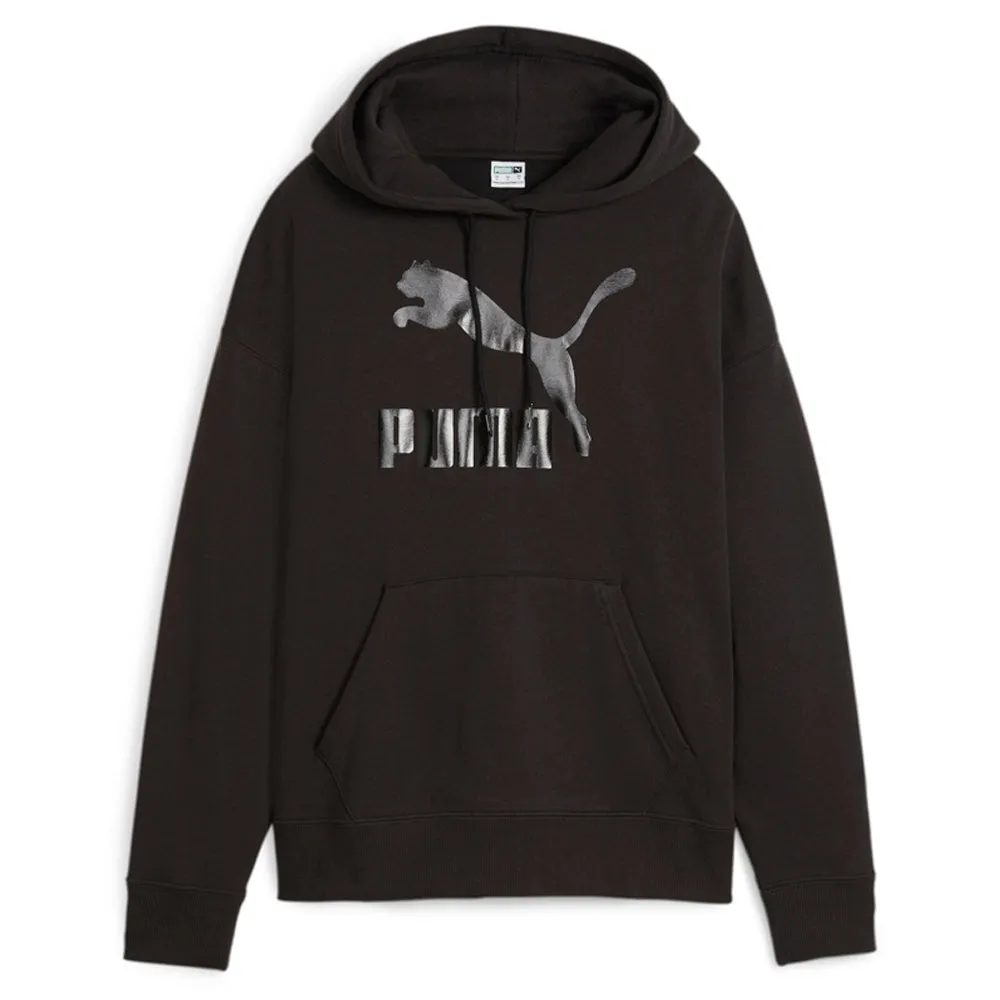 Classics Shiny Logo Training Pullover Hoodie Classic Fit Light Jacket