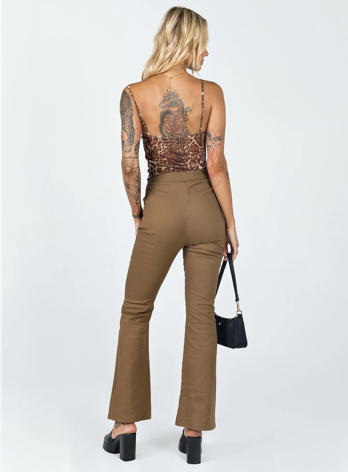Everette Pants Brown Stylish Look