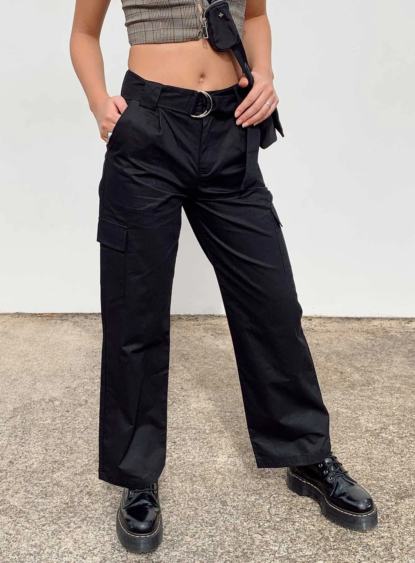The Jeenah Pants Black MultiPocketDesign