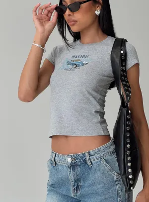 Seasonal Must-Have Malibu 78 Top Grey