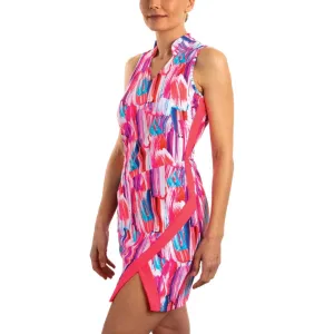 Soft touch evening dress Shiny-Lining New Tzu Tzu Kaia Palette Dress Size M. MSP$199