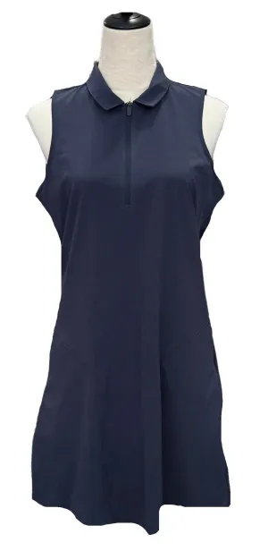 Puma Navy Women??s Sleeveless Golf Dress Size M MSP$90 Tailored Comfort Light Fit