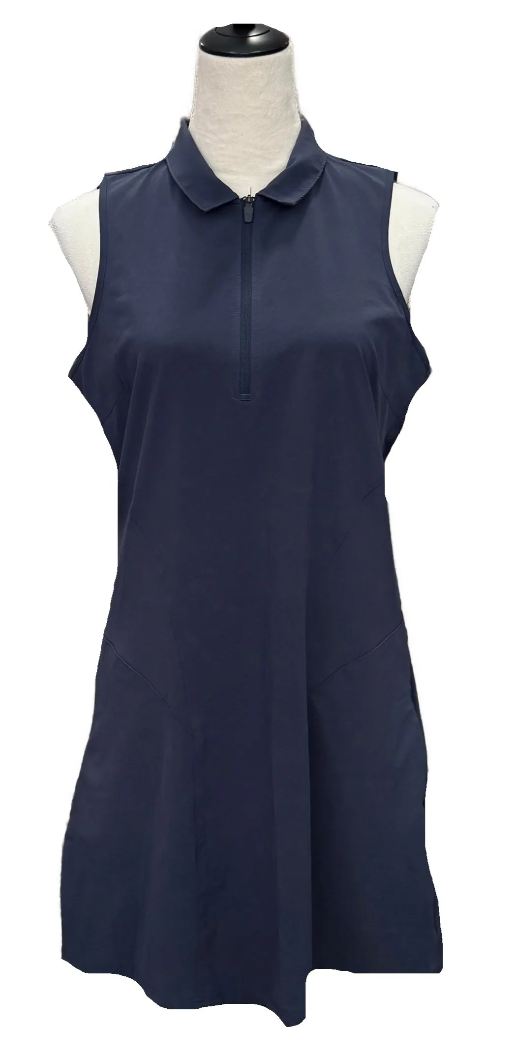 Puma Navy Women??s Sleeveless Golf Dress Size M MSP$90 Tailored Comfort Light Fit