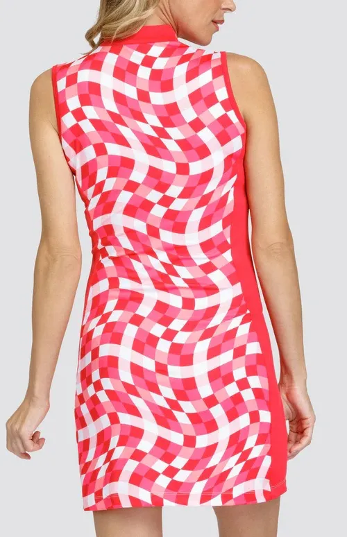 Sheer Light Warm-Layer New Tail Activewear Rubylou Sleeveless Golf Dress - Wonderland. MSP$117