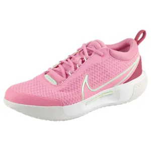 Nike Women's Court Zoom Pro - Coral Chalk/Barely Volt Breathable Lining