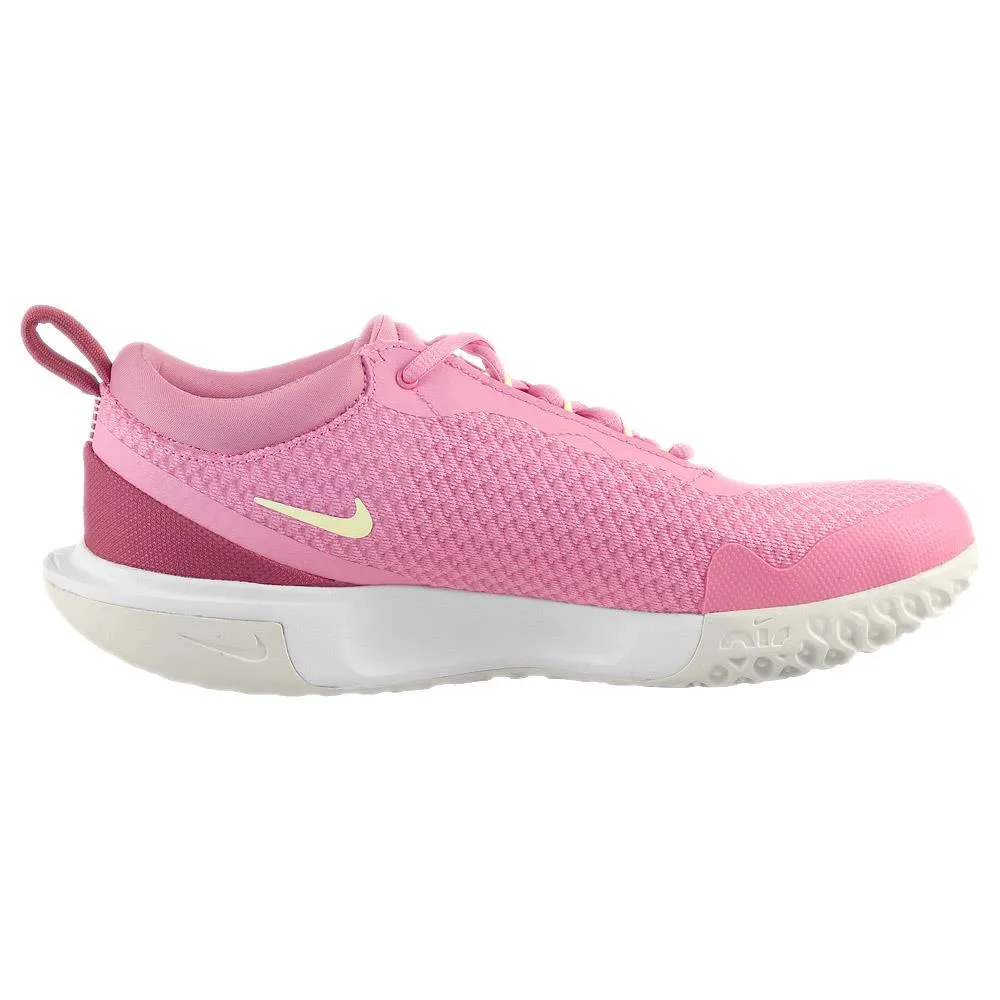 Nike Women's Court Zoom Pro - Coral Chalk/Barely Volt Breathable Linings