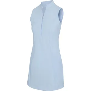 Light Coral New Women's Greg Norman Pleated Tech Warp Sleeveless Golf Dress MSP$99