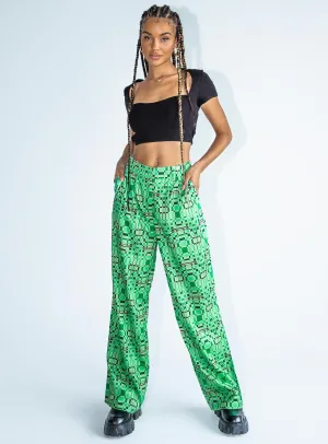 Kutcher Pants Green Core Stretch