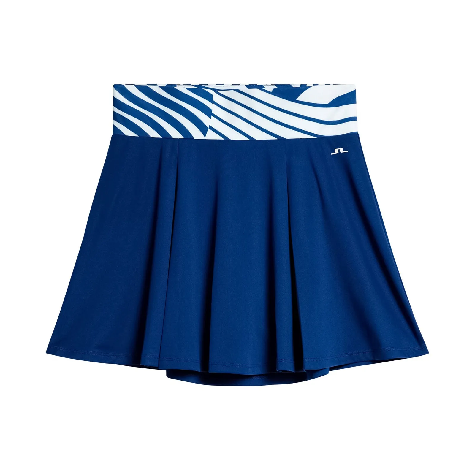 Side Pockets J.Lindeberg Women's Adis Golf Skirt - Estate Blue