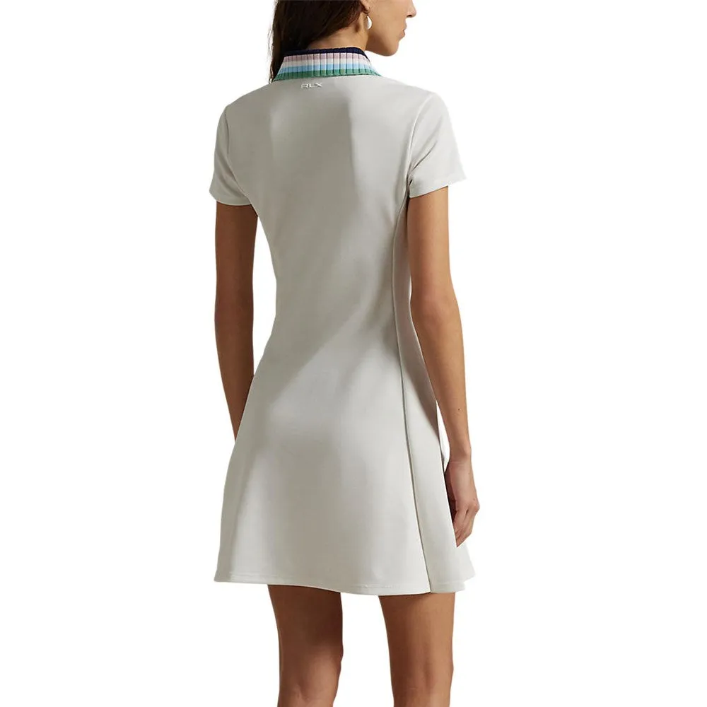 Contemporary Mood RLX Ralph Lauren Women's Knit Collar Dress - Ceramic White