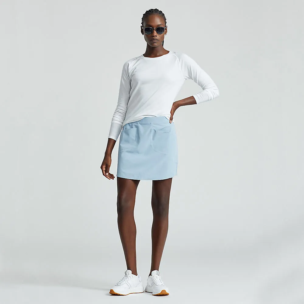 Gentle Wear Red Carpet Look RLX Ralph Lauren Women's Aim Skort 15" - Vessel Blue