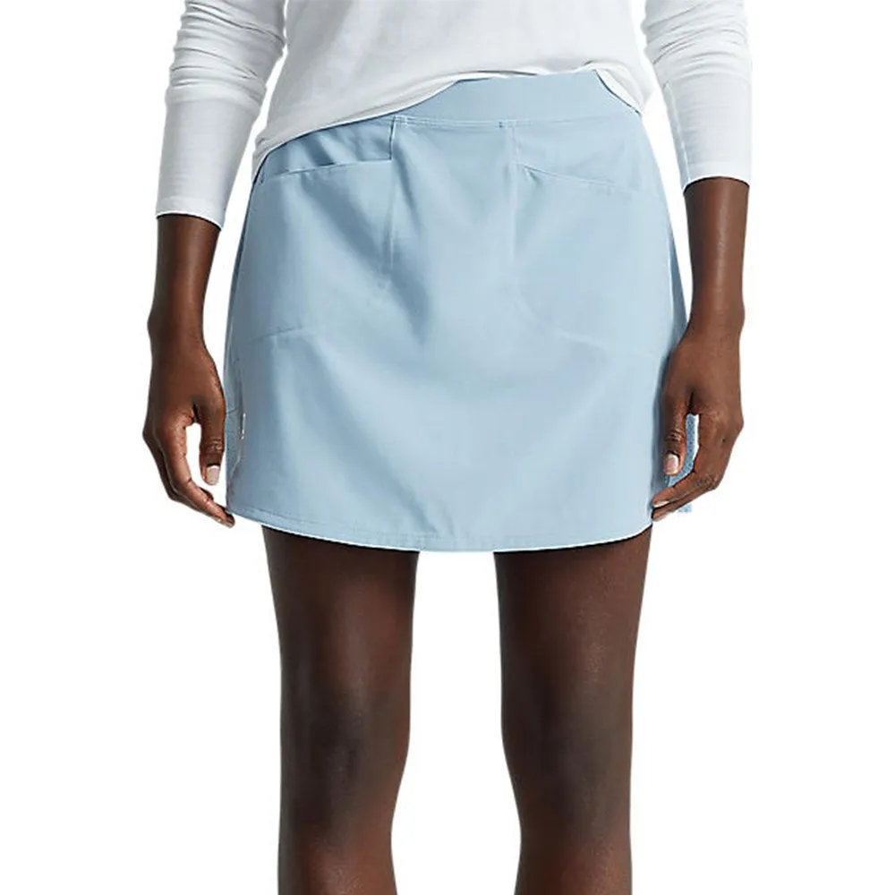 RLX Ralph Lauren Women's Aim Skort 15" - Vessel Blue Cool Details