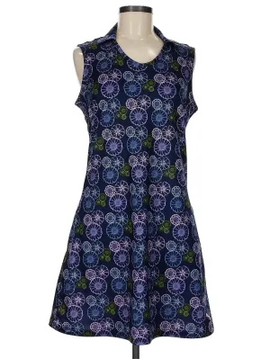 Puma Women's Navy Floral Sleeveless Golf Dress Size M MSP$90 Weekend Casual City Casual