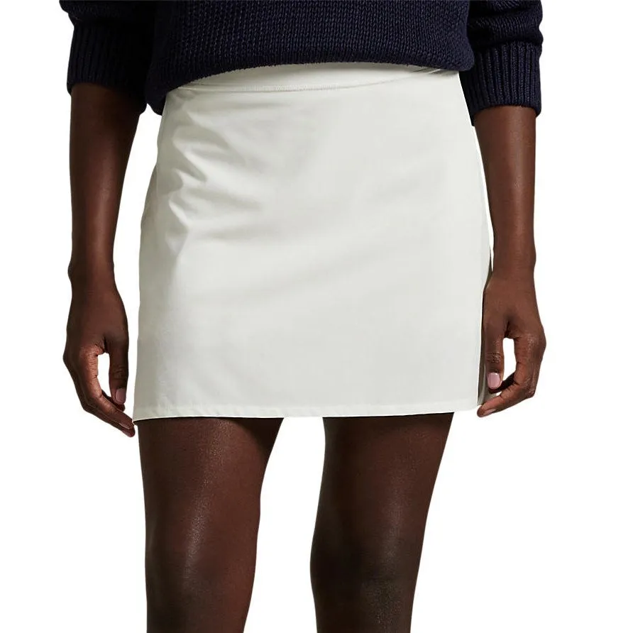 RLX Ralph Lauren Women's 17" Performance Aim Golf Skort - Creamic White Quick Wear