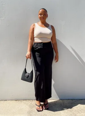 Relaxed Cut Kacey Pants Black Curve