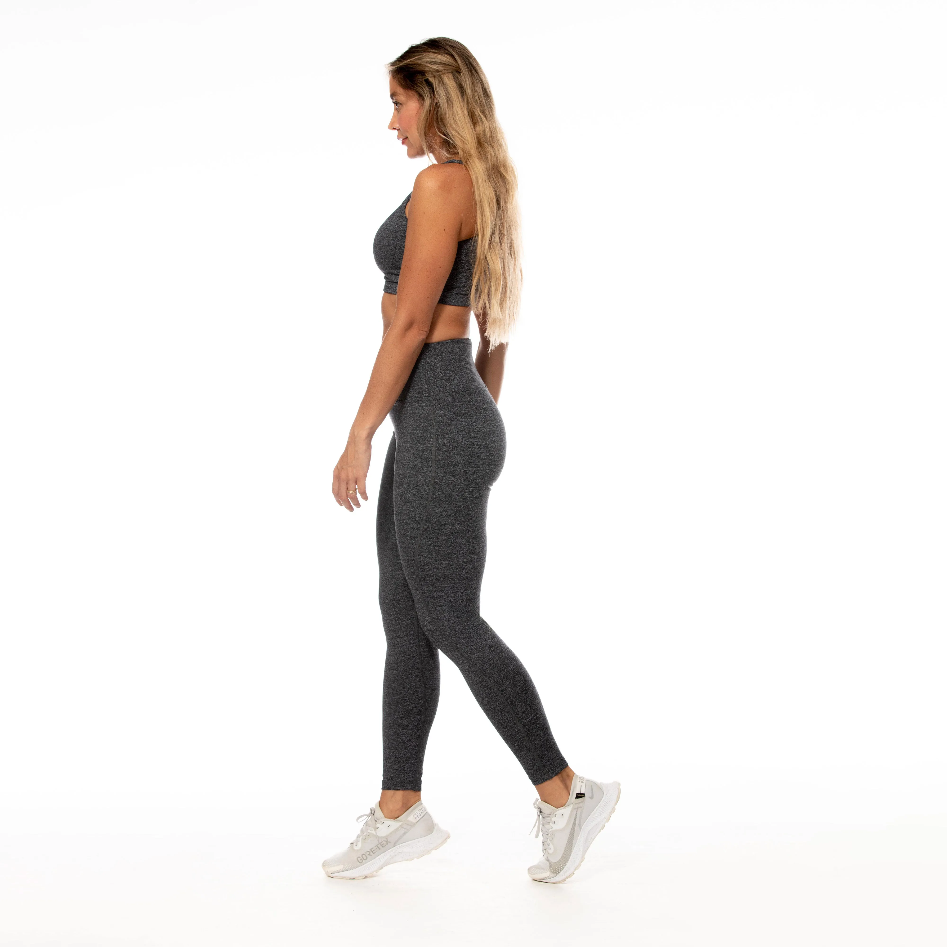 Leggins Gym GRIS Jasped Femenino Tall Fit Studio Practice