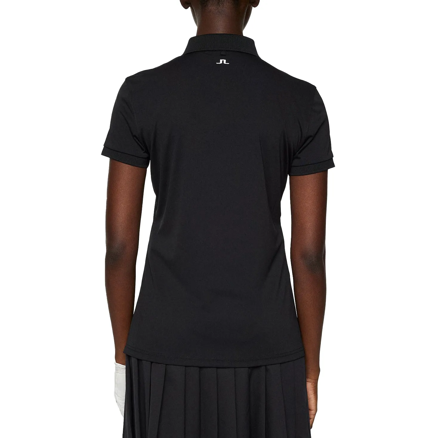 Luxury Touch J.Lindeberg Women's Tour Tech Golf Polo Shirt - Black