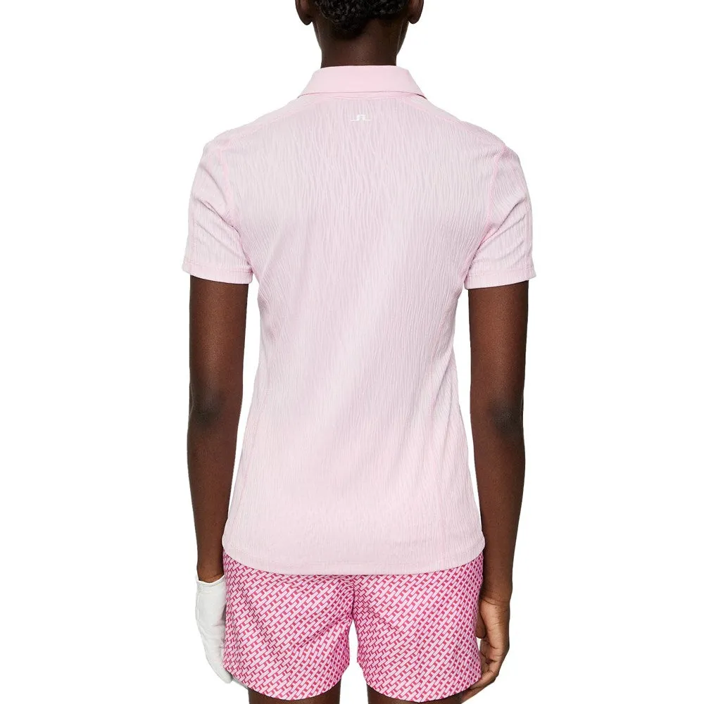 Comfort Design Sporty Design J.Lindeberg Women's Izara Golf Polo Shirt - Nosegrey