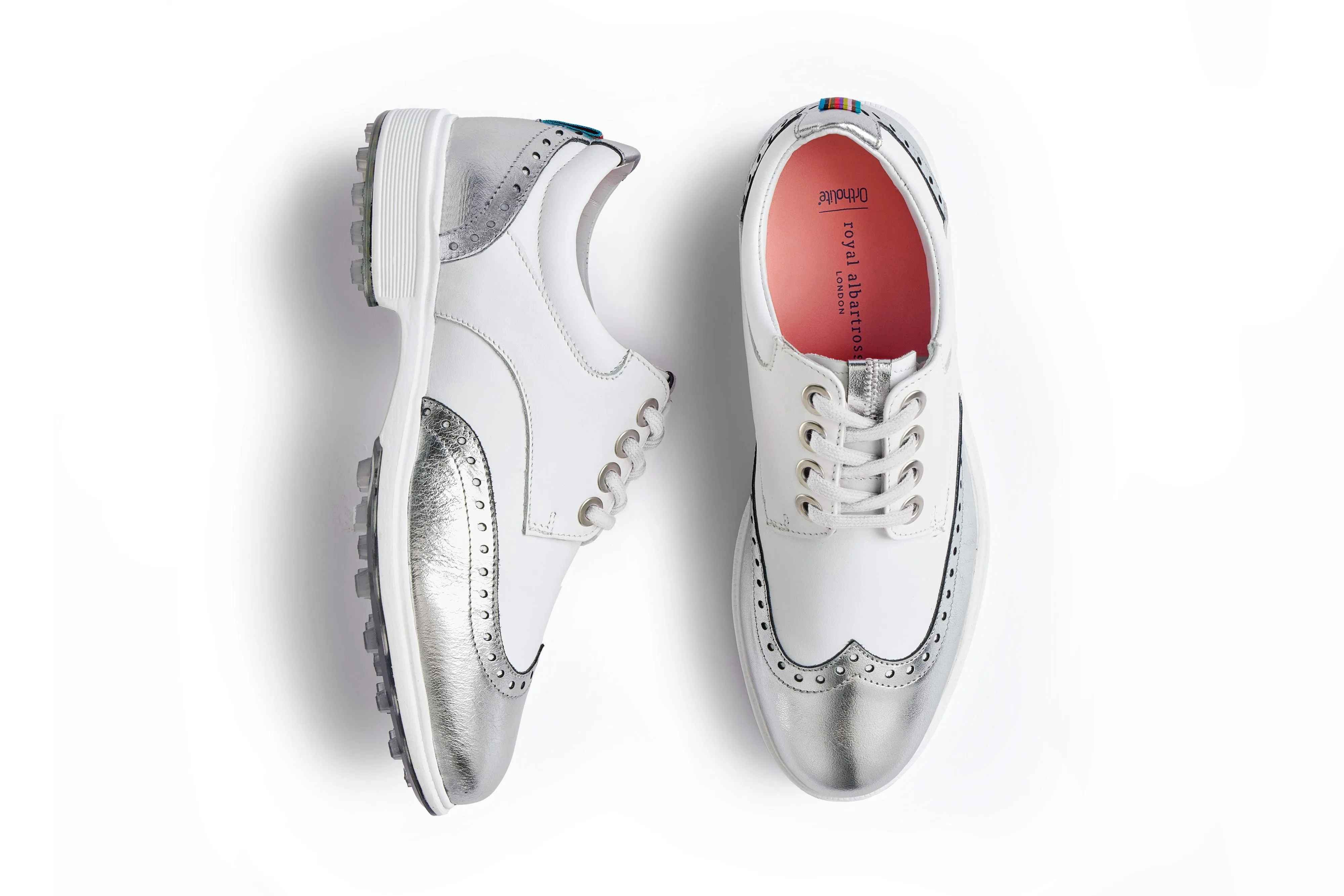 Tailor | White/Silver Quiet Motion comfortable socks