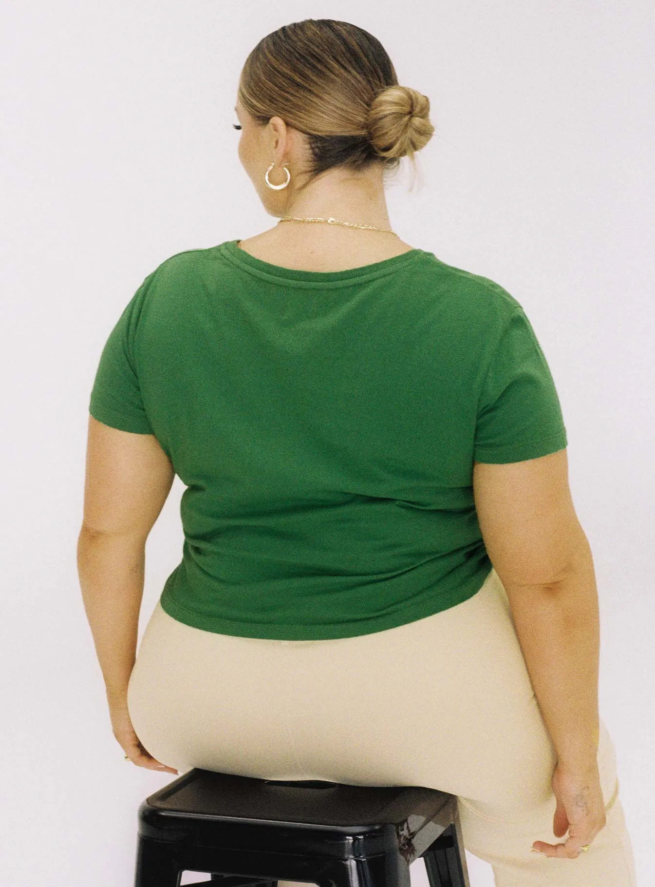 UVProtectionFinish Organic Protect Charity Baby Tee Green Curve
