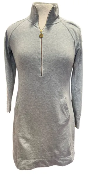 Vibrant Style Premium Look Lilly Pulitzer Gray Lace Skipper Popover Dress Size XS. MSP$158