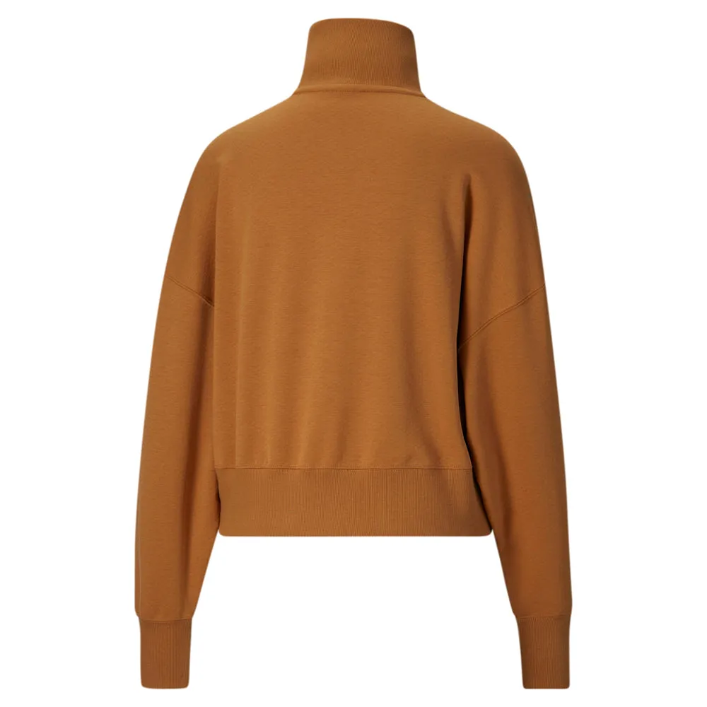 Comfort Piece Chic Comfort Infuse Oversized Quarter Zip Pullover