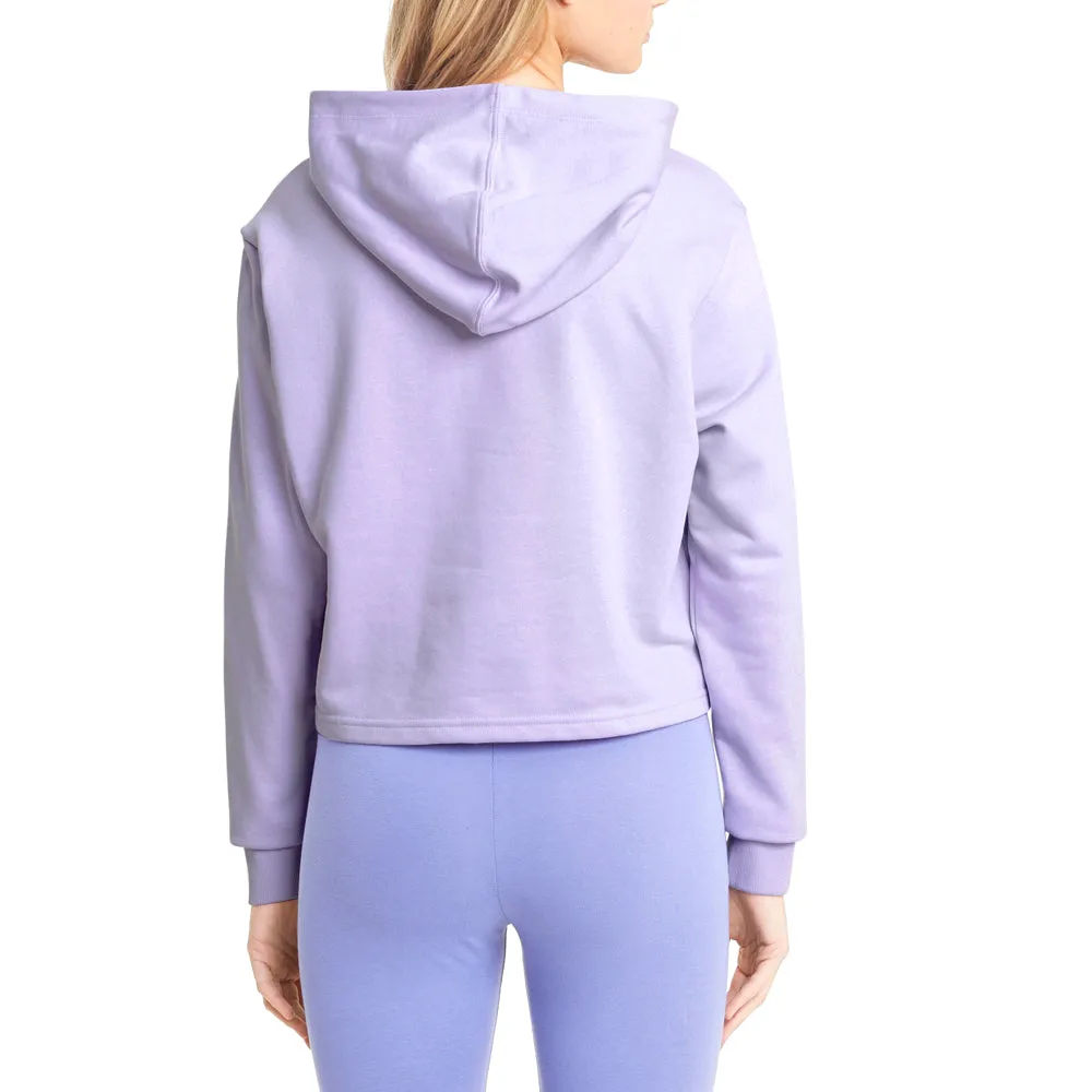 Running Top design trend Amplified Cropped Pullover Hoodie (Plus)