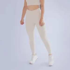 Smooth Feel Trend Seeker Four Way Legging deportivo con control de abdomen cruzada en V