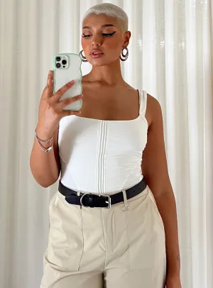 smart casual bodysuit Samuel Corset Bodysuit White