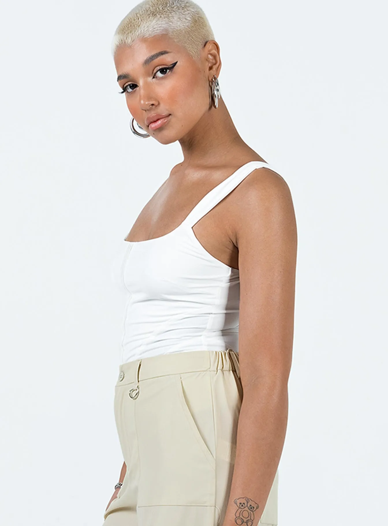 romantic bodysuit Samuel Corset Bodysuit White