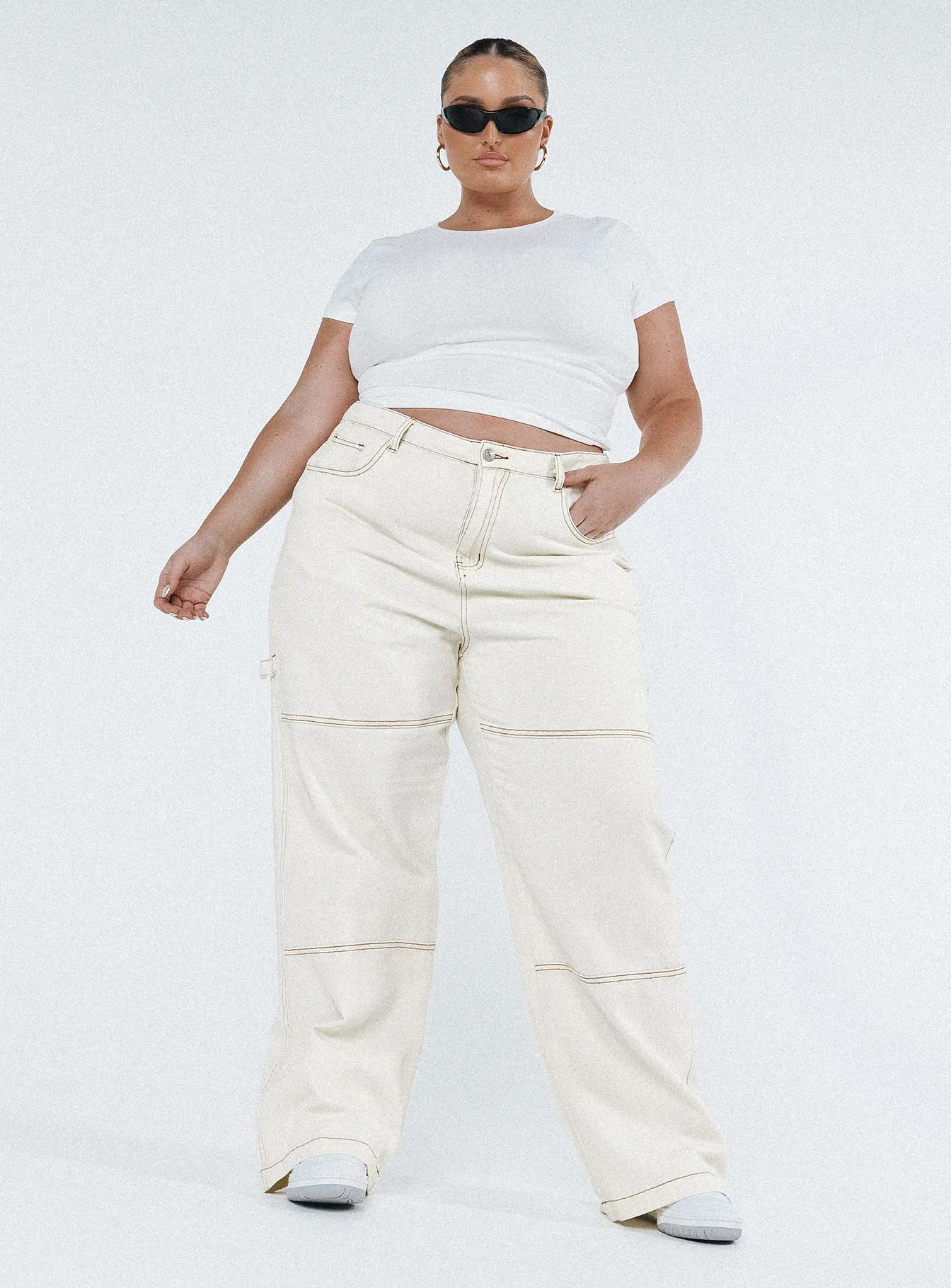 Casual Wearable Copeland Jeans White Curve