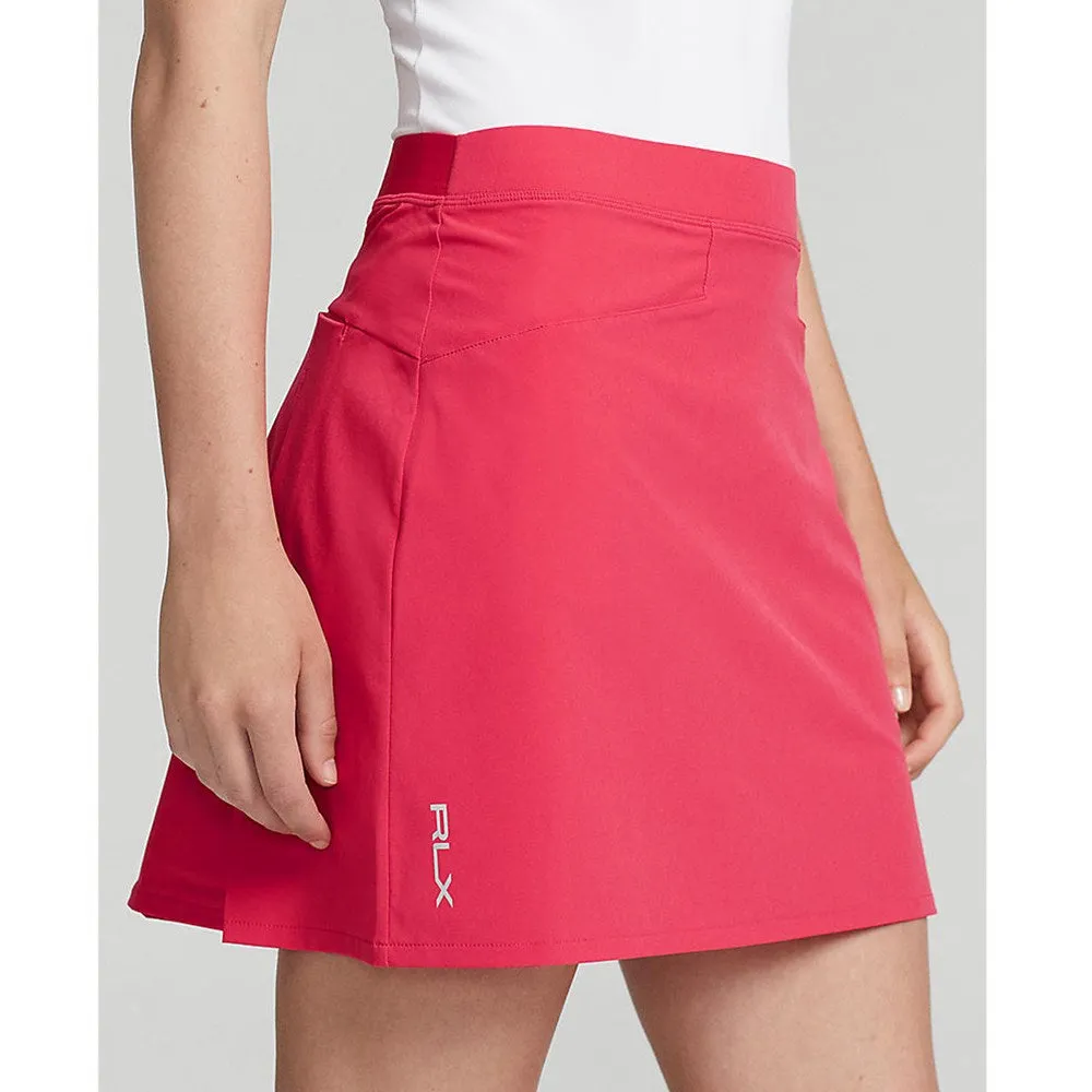 RLX Ralph Lauren Women's Pleated Aim Skort 17" - Maui Red Casual Comfort Structured silhouette